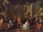 William Hogarth Beggar s opera oil